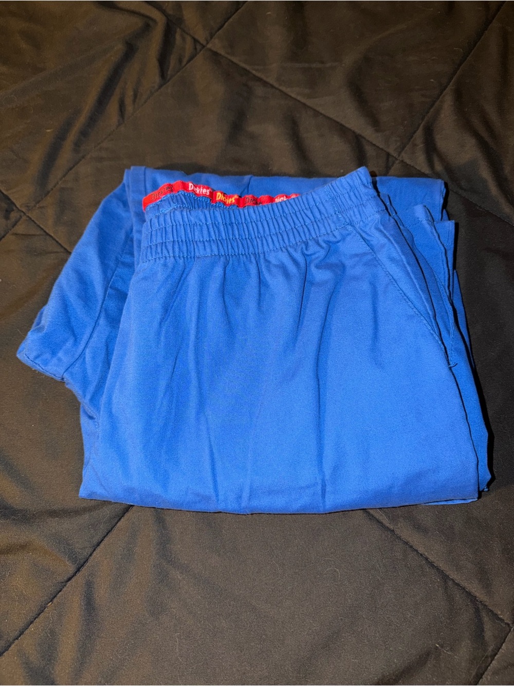 Dickies Royal Blue and Black Medical Scrub Pants